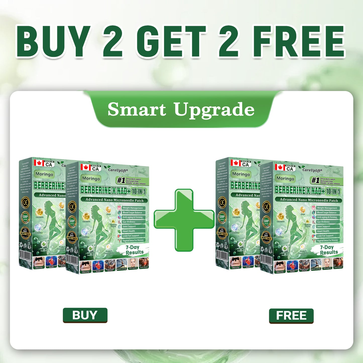 ☘️ CareUplift® has a surprise upgrade just for you! You've already got an amazing offer - but now you've unlocked an even better one: 👉 You'll get a massive 50% off your next purchase - for the next two minutes only!